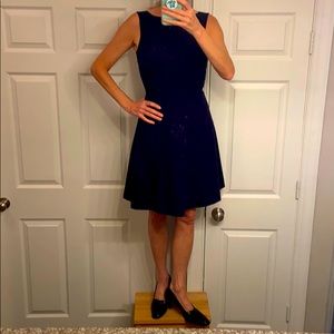 H&M Navy Blue Sleeveless Dress